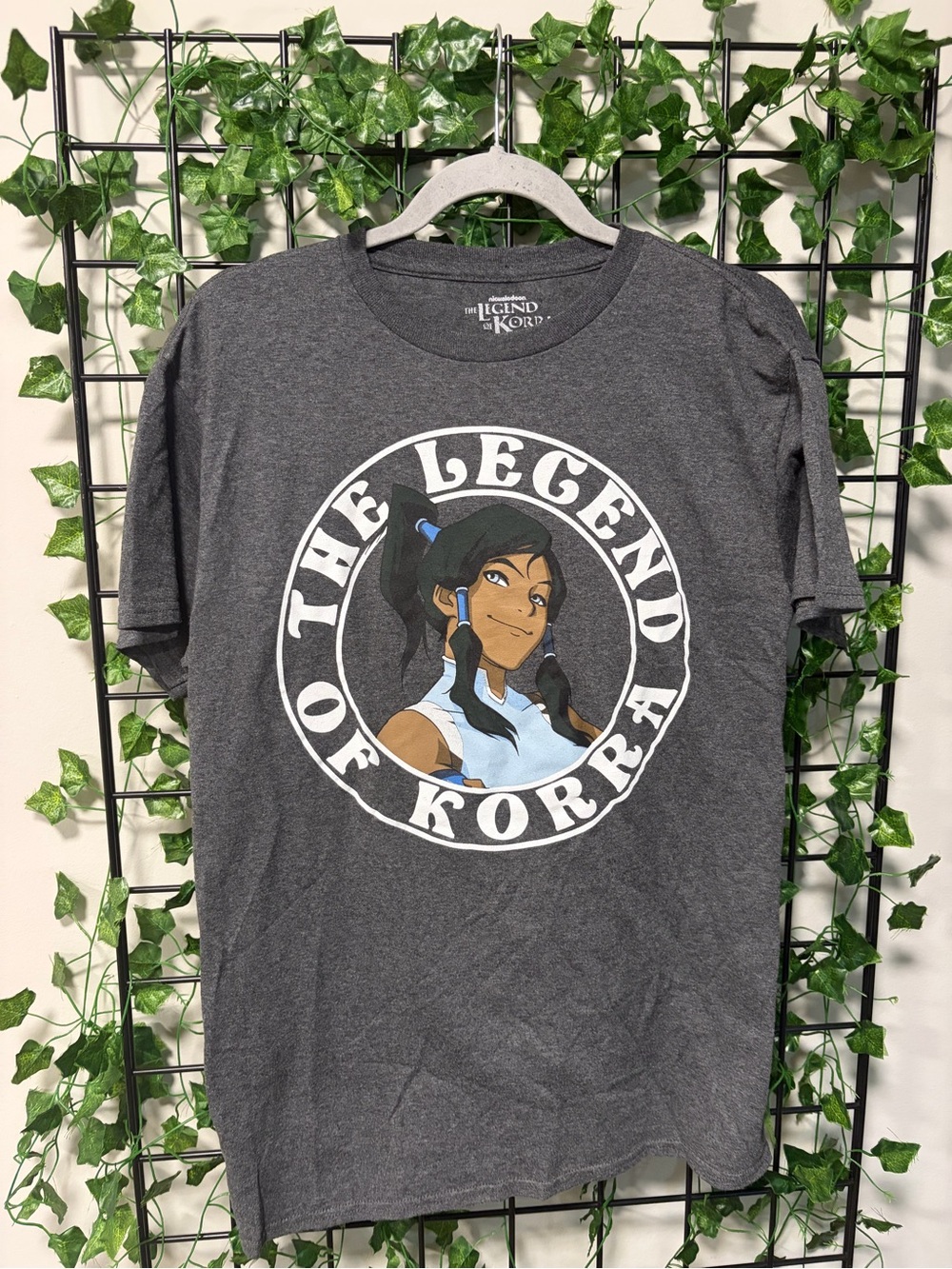 Nickelodeon The Legend of Korra Charcoal Gray Graphic Tee